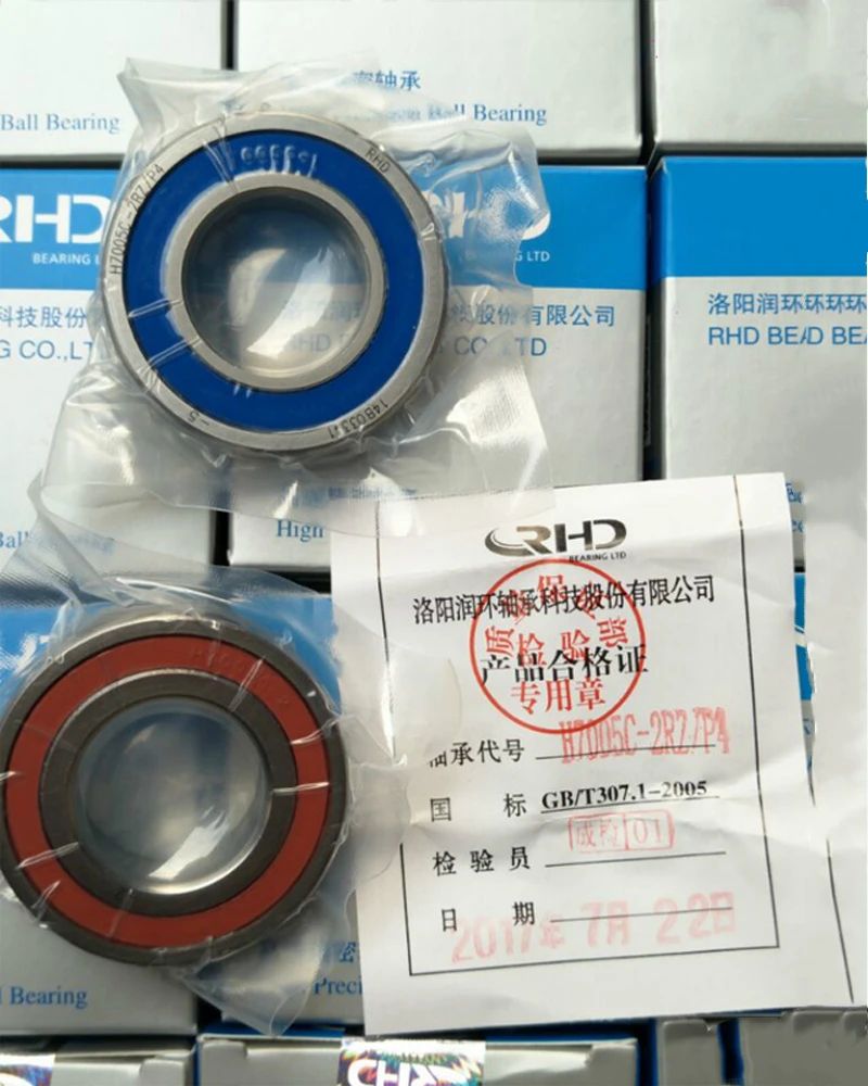 

1 Pair 7002 7003 7005 bearing H7002C 2RZ P4 15X32X9 Sealed Angular Contact Bearings Speed Spindle Bearings CNC spindle bearings