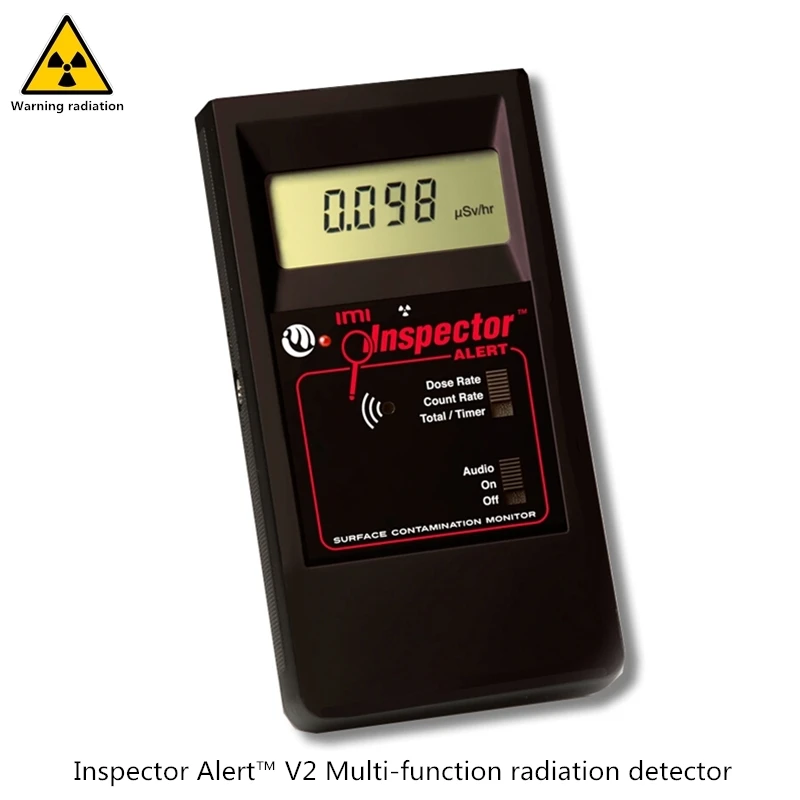 Detector de radiación nuclear multifuncional, detector de radiación de rayos gamma alfa y beta x, auténtico, alerta del verificador V2