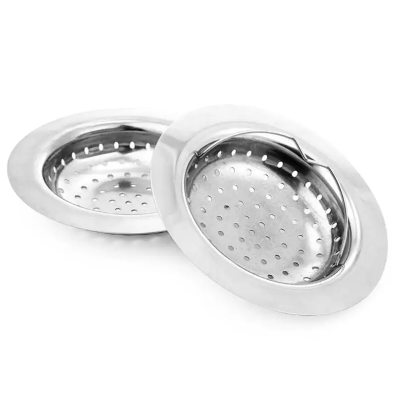11Cm Gootsteen Zeef Rvs Haar Colanders Sink Filter Ronde Afvoer Gootsteen Filter Badkamer Accessoires