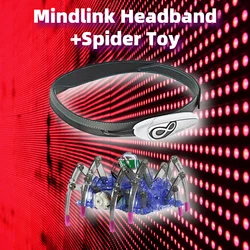 Mind Control Spider Robot EEG Meditation Tracker for Kids, Attention Training, Headband Kit, Brainlink Toys, App Games