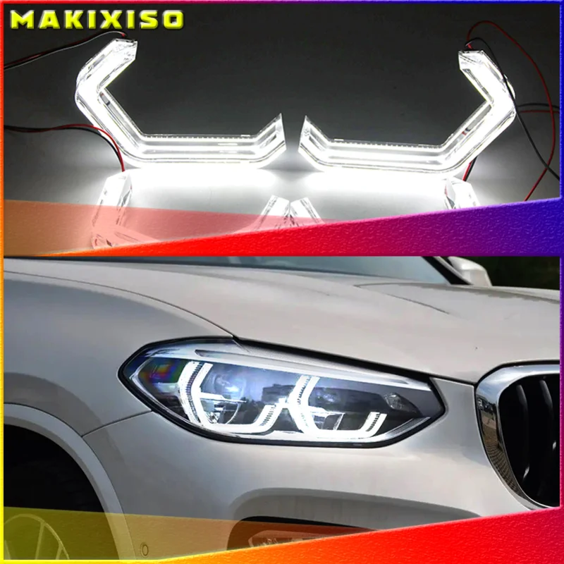 

M4 style LED Angel Eyes For BMW M2 ME M4 M5 F10 F12 F13 F18 F30 F31 F32 F33 F34 F35 F36 E46 Cabrio Coupe 2D auto accessory