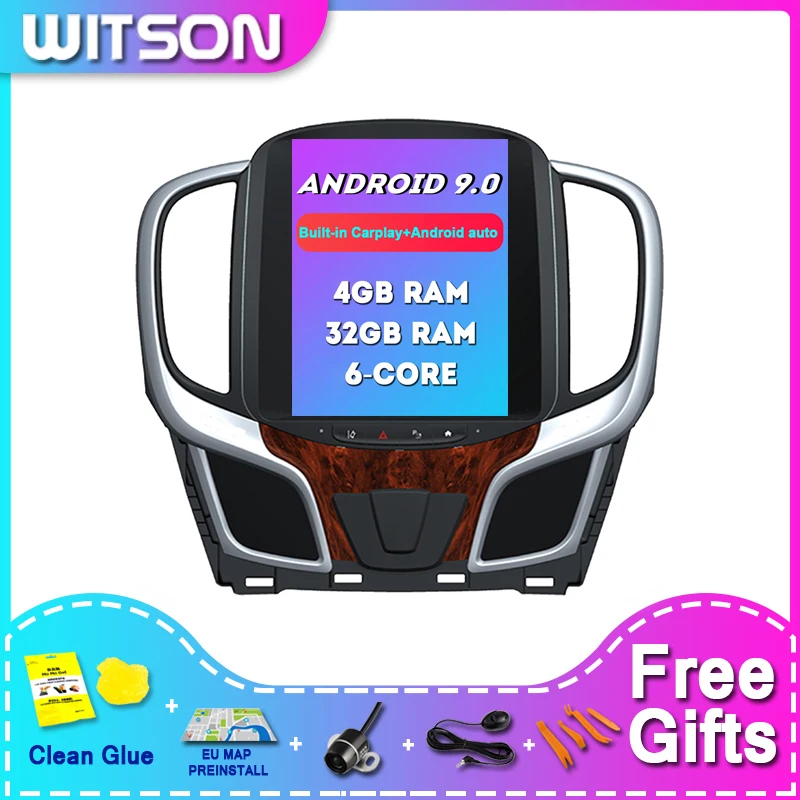 WITSON Android 9.0 Tesla Car DVD Player Navigation For BUICK LACROSSE 2013-2015 4G RAM  32ROM car dvd multimedia player