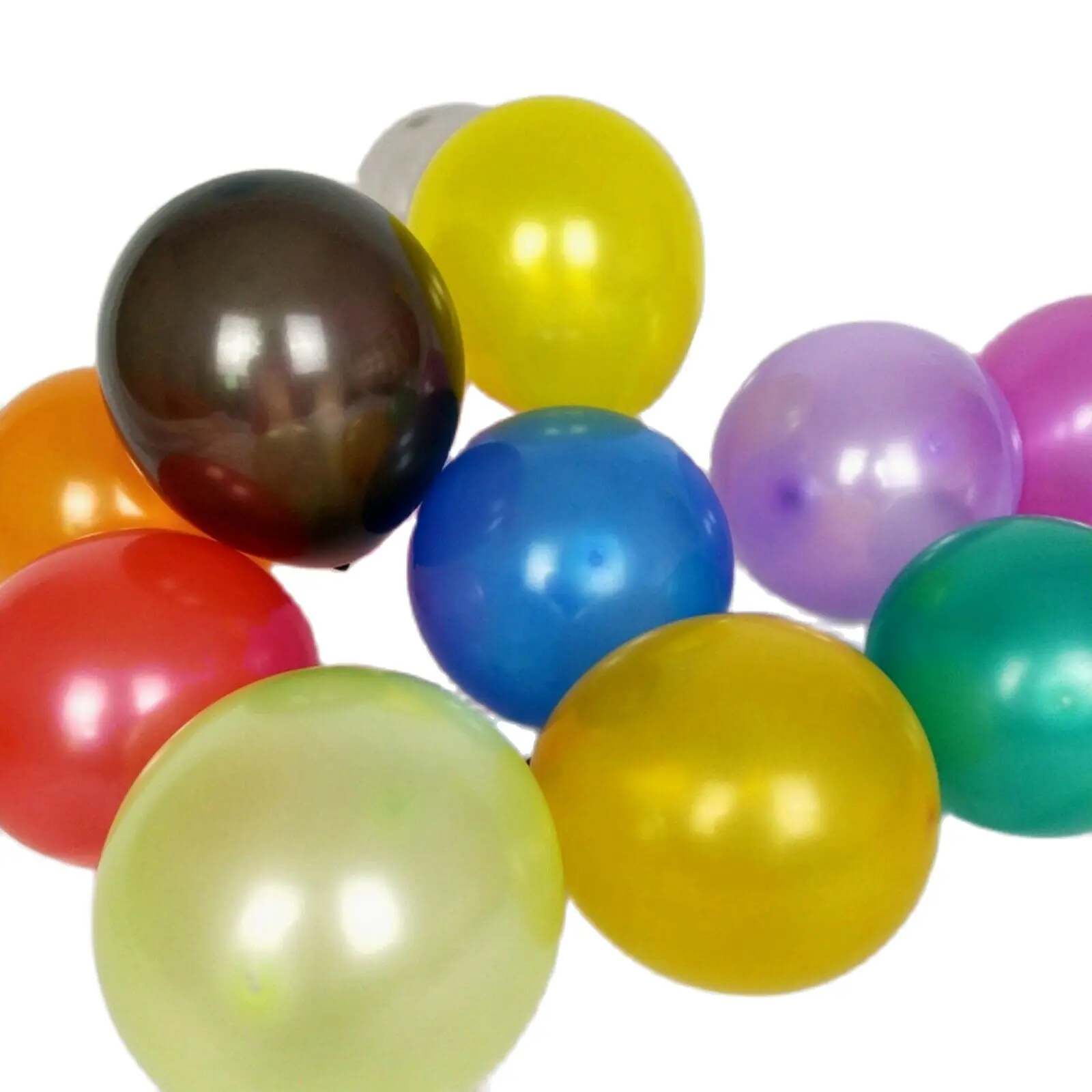 100Pcs 10 Mixed Color Pearl Latex Balloons Celebration Party Wedding Birthday