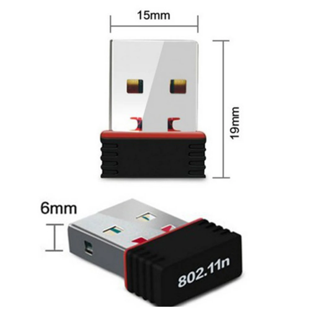 MINI USB WIFI Adapter USB 2,0 für PC N150 Drahtlose Dongle Freies Fahrer kompatibel mit Windows XP 7 /8/10 MAC OS