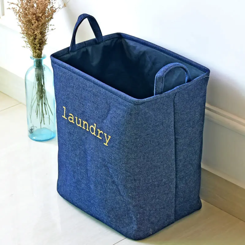 Large Sized  Freestanding Laundry Hamper Collapsible Large Clothes Basket with Easy Carry Extended Handles for Clothes Toys