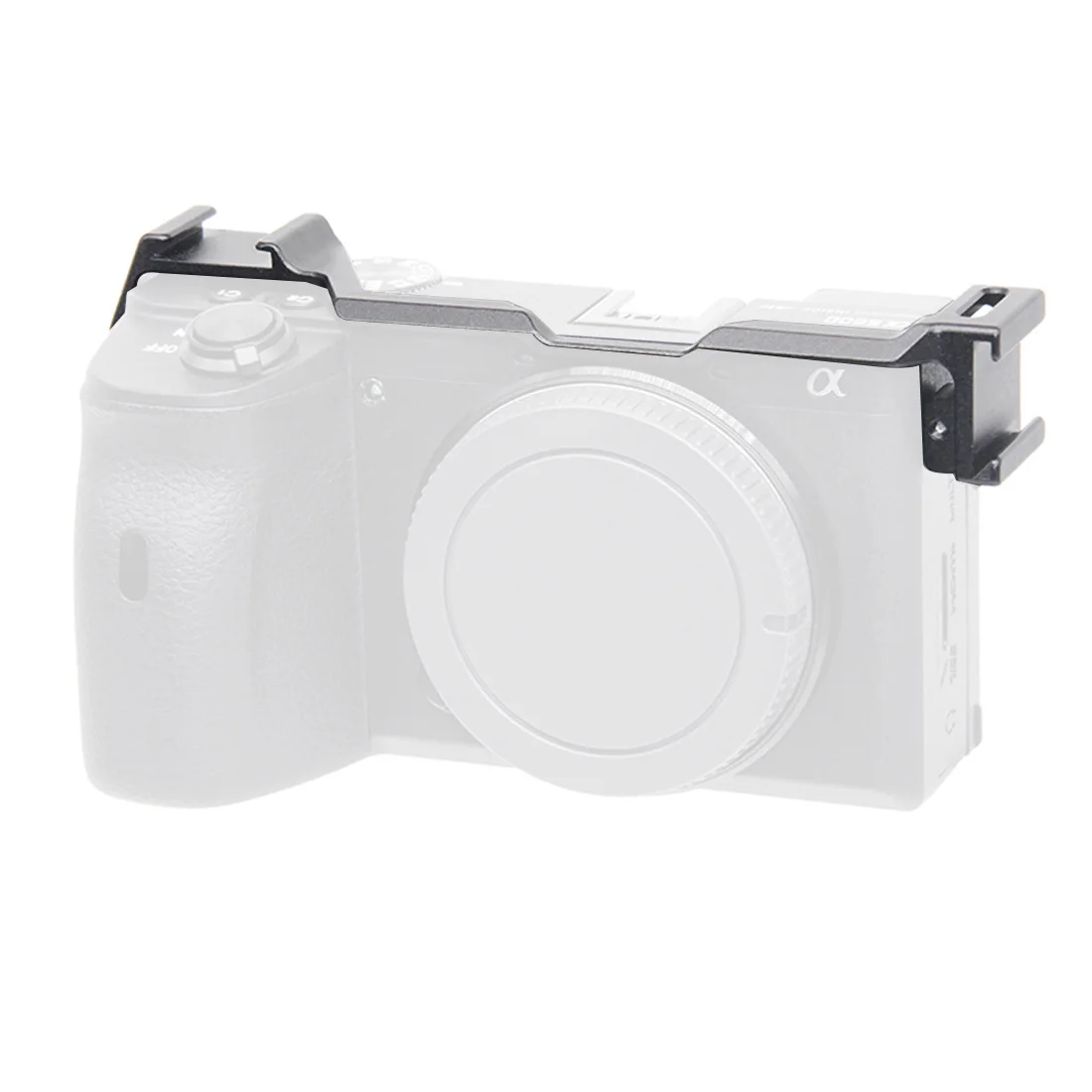 Supporto per trasferimento di scarpe fredde per Sony A6300 A6400 A6500 microfono Flash Light estensione di registrazione rapida adattatore per scarpa fredda