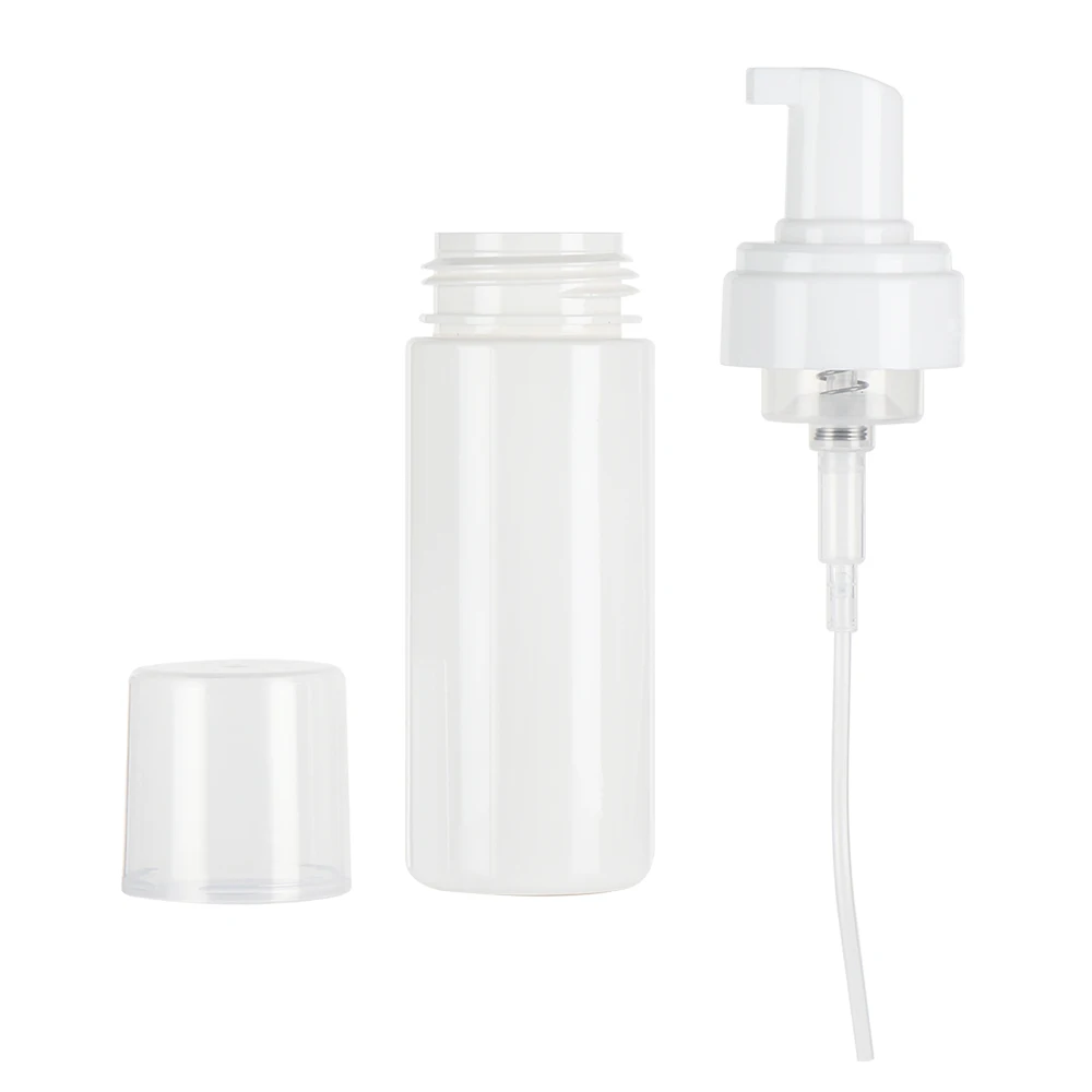 Dispensador de jabón de plástico transparente, botella de espuma, contenedor de bomba de líquido, desinfectante de manos, champú, Gel de ducha, 50/80/100/150ML