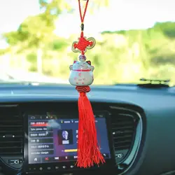 Automotive supplies China Lucky Cat Cat Pendant car Jushi car ornaments Safe trip wherever you go