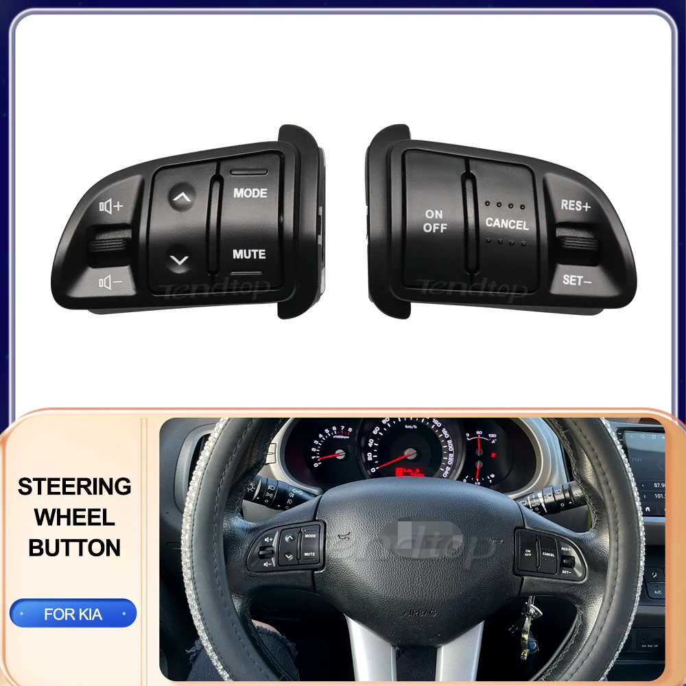 Multifunction Steering Wheel Button Switch For KIA Sportage SL Steering Wheel Audio Channel Constant Speed Cruise Control Button