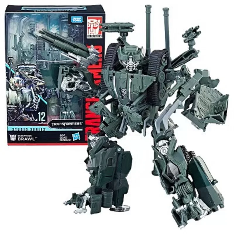 

Hasbro Transformers Studio Series 12 Voyager Class Movie 1 Decepticon Brawl Action Figure Model Toy SS12 - Kids Ages 8 & Up