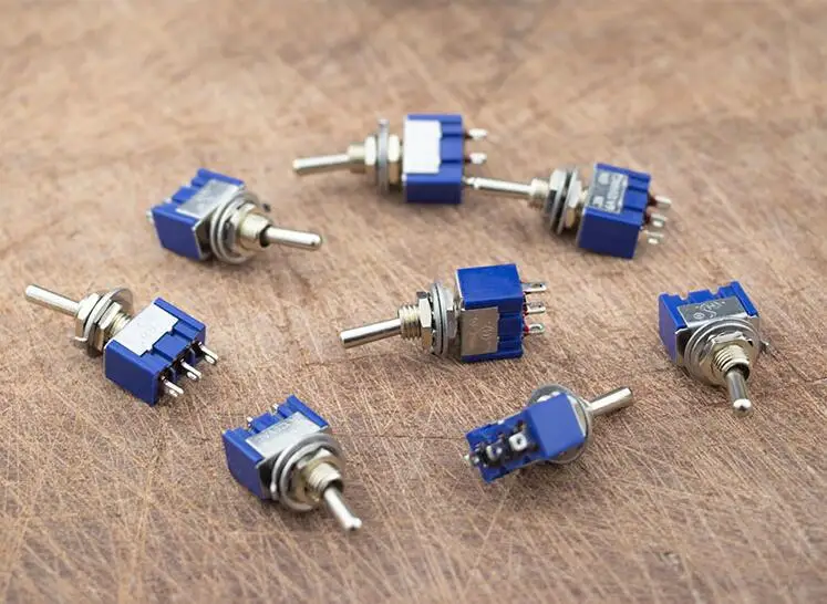 High quality toggle switch rocker Three foot two gear DIY Mini Drill switch 6A 125VAC NO.C1609