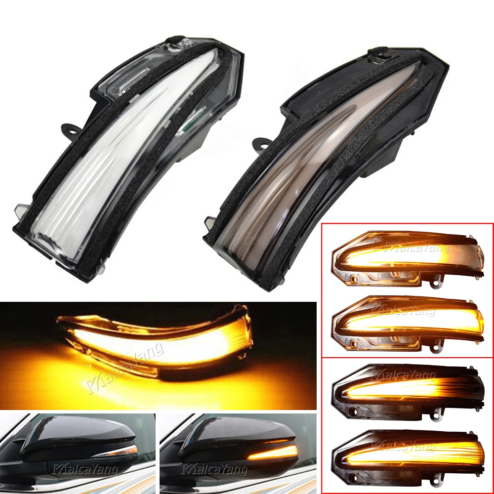 Car Dynamic Led Mirror Turn Signal Light for Toyota RAV4 Xa40 Highlander XU50 Noah Voxy Esquire 2014 2015 2016 2017 2018 Car