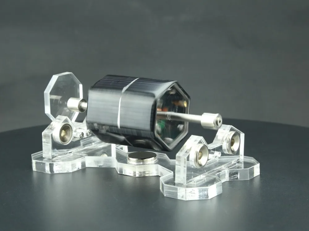 Levitação Magnética Motor Solar para Laboratório, DIY Motores Solares 300-1500RPM, Ciência Criativa e Presente Brinquedo Divertido
