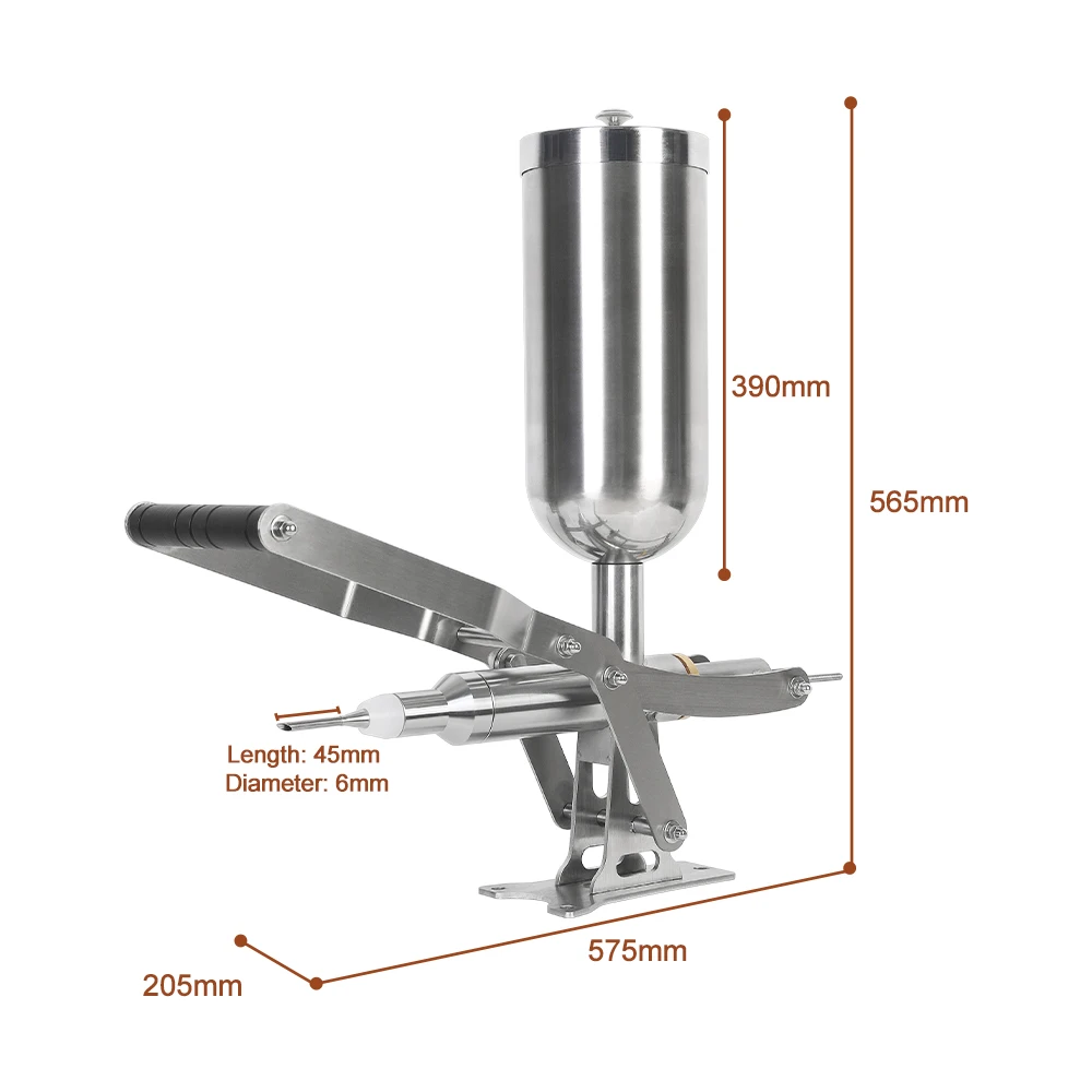 ITOP 4.5L Manual Jam Filling Machine Stainless Steel Frying Churros Pure Chocolate Maker IT-CT03 Cream Sauce