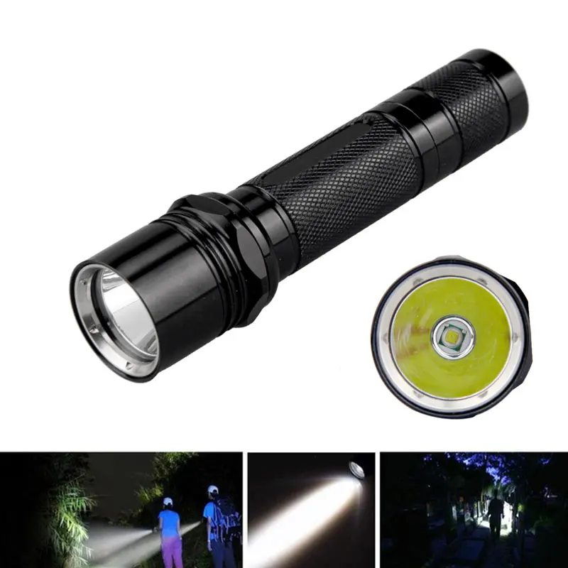 6P LED Flashlight Tactical 350 Lumen Hunting Pistol Flash Light Ultra Bright Lantern Waterproof Camping Torch+18650+USB Charger