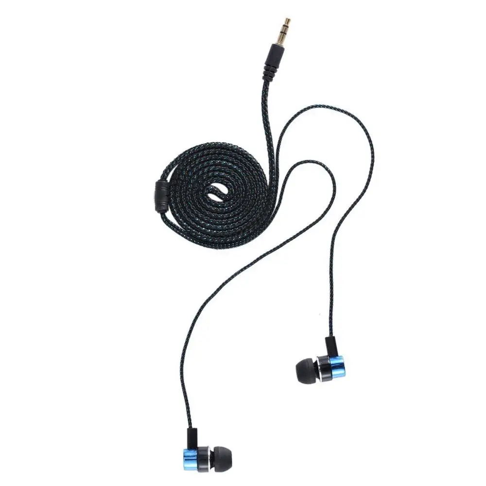 Stereo Surround Music Earphones Running Sports Wired Headset In-ear Noise Isolating 3.5mm Jack Earphone