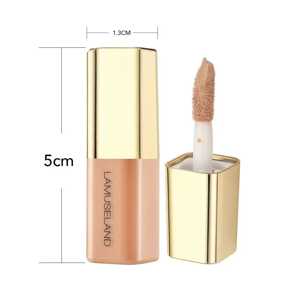 LAMUSELAND Face Concealer Base 4 Colors Foundation Full High Coverage Suit For All Skin Facial Eye Korean Makeup Contour