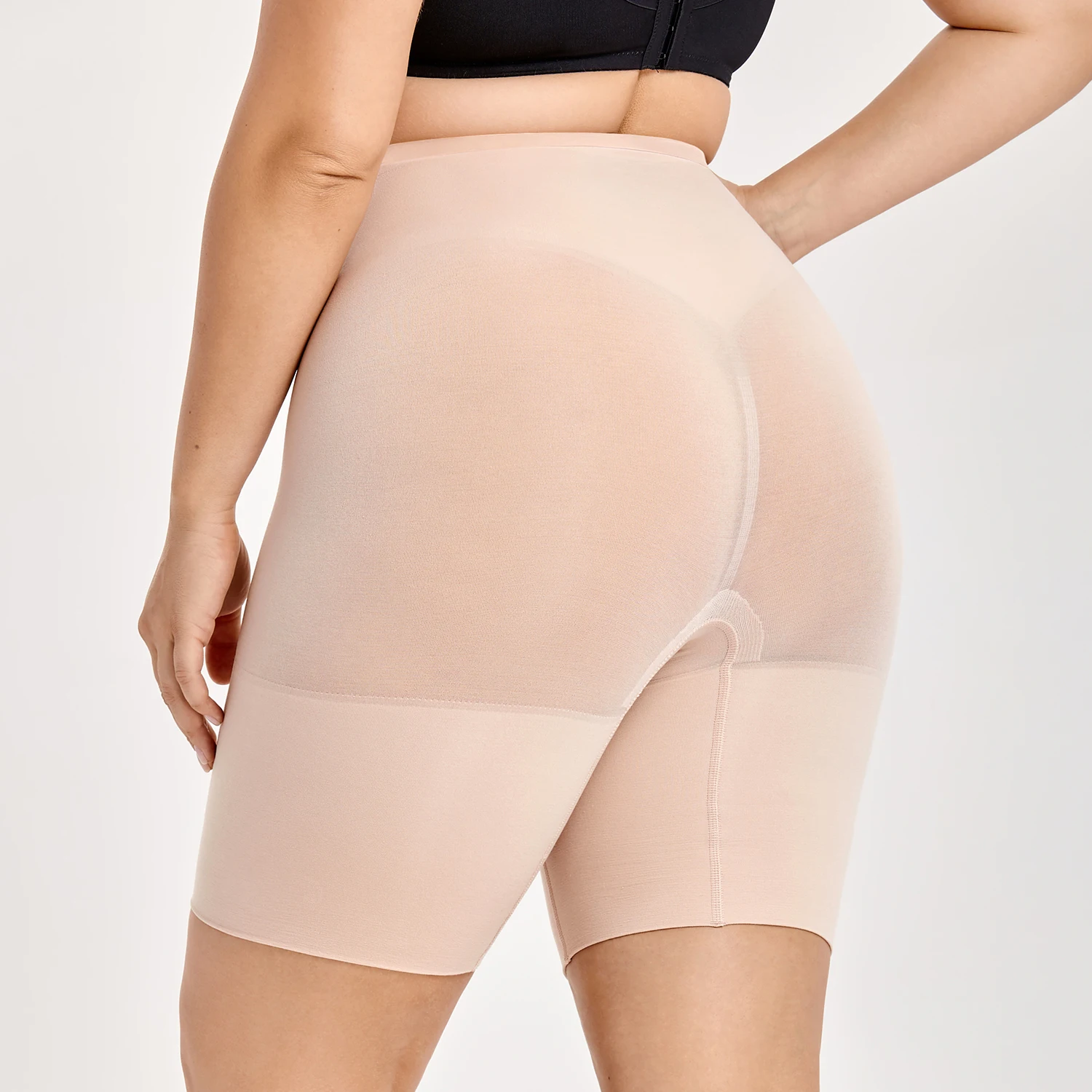 Women\'s Plus Size Tummy Control Panties Thigh Slimmer Shapewear Shorts High Waisted Panties High Compression S-L XL XXL XXXL 4XL