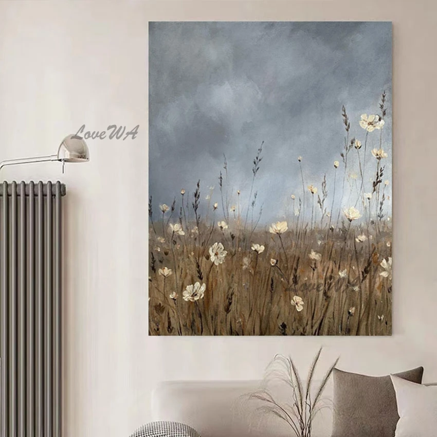 

No Framed Oil Painting On Canvas Flowers Natural Scenery Wall Picture China Import Item Decoration For Home Custom Artwork