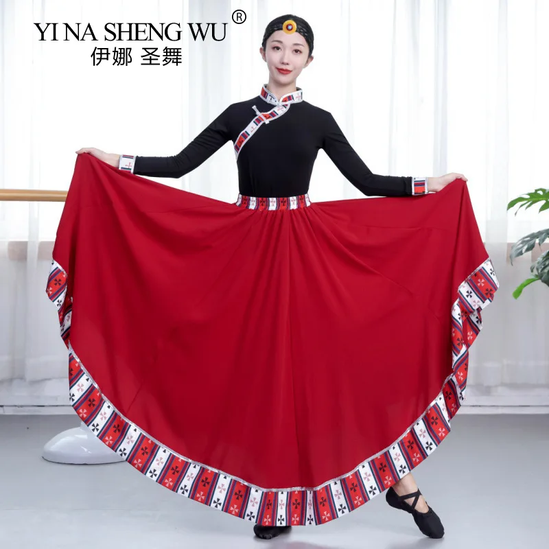 

New Mongolian Costumes Women's Wear Inner Mongolia Dance Costumes Mongolian Gown Adult Minority Costumes Dress Female Big Skirt