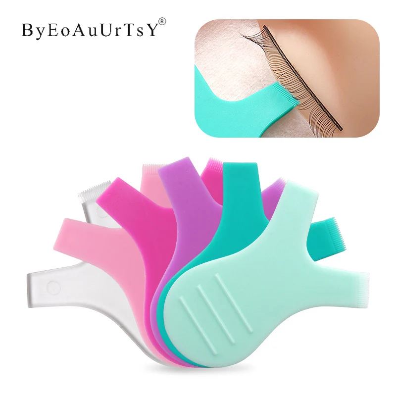 Brosse à cils en plastique réutilisable en forme de Y, recourbe-cils greffés, lifting des cils, outils de maquillage et de mascara, 10 pièces