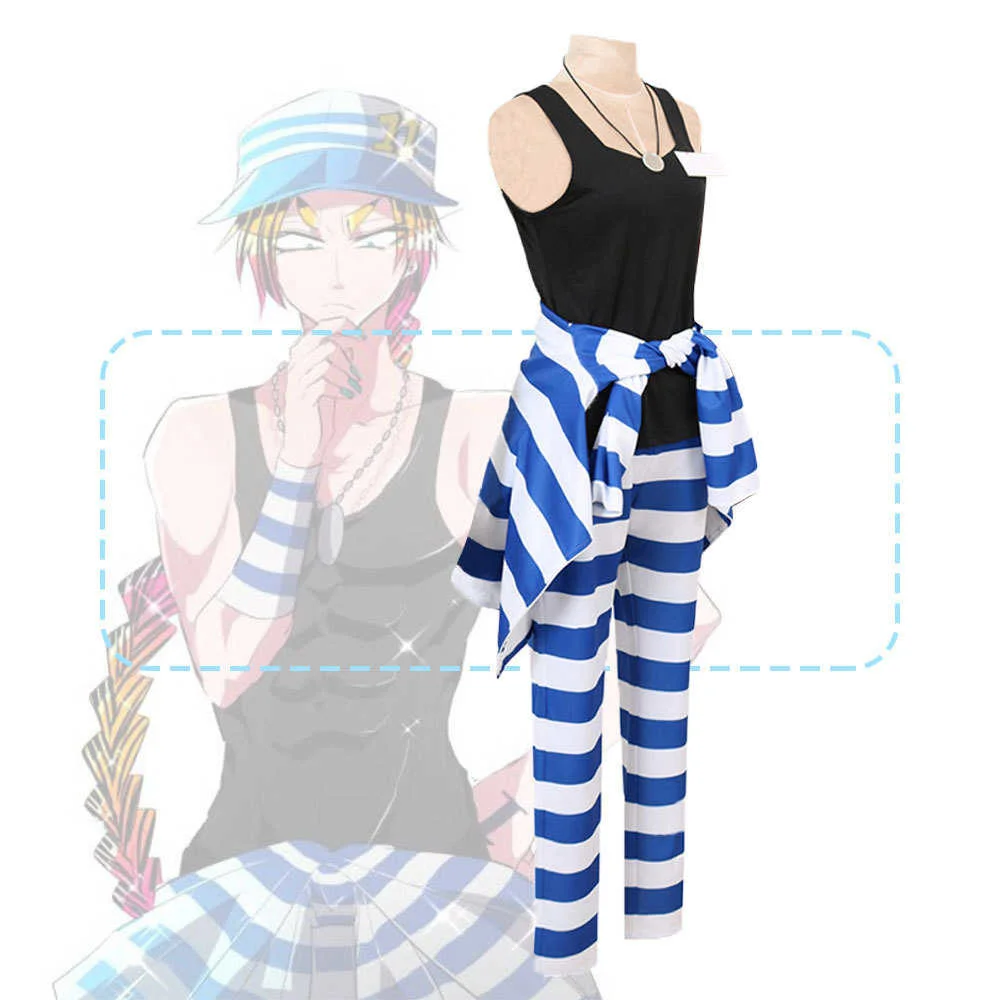 Detentionhouse نانباكا Uno تأثيري حلي هالوين عيد الميلاد زي #3