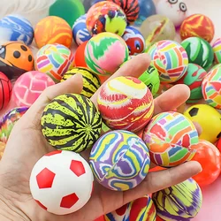 45mm bola de estresse de borracha saltando bolas de salto jogos ao ar livre bola brinquedos para crianças festa favores presente de natal guloseimas