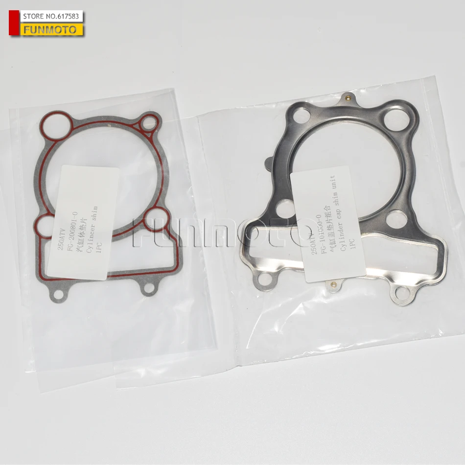 

CYLINDER AND CYLINDER HEAD GASKET SUIT FOR JIANSHE 250 LONCIN 250 ENGINE PARTS JS-FG 171FMM