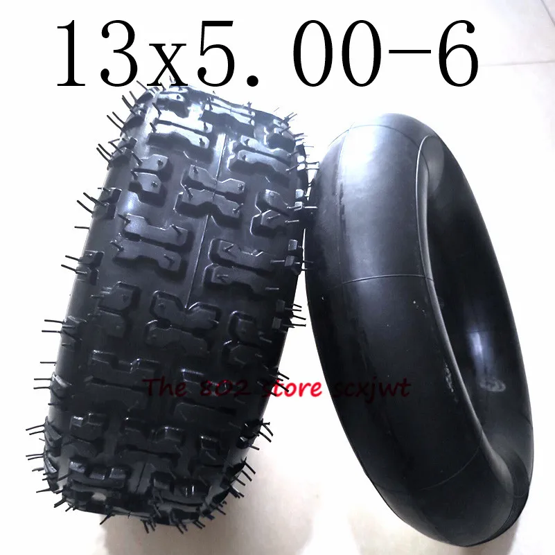 Size 13x5.00-6 Tyre Inner and Outer Tires 13*5.00-6  Karting Electric Scooter Agricultural Snow Sweeper Golf Parts