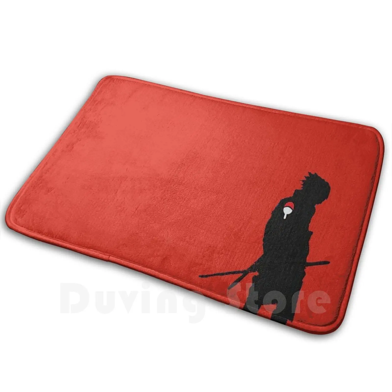 Young Minimalist Sasuke Design Mat Rug Carpet Anti-Slip Floor Mats Bedroom Madara Rinnengan Sharingan Minimalist