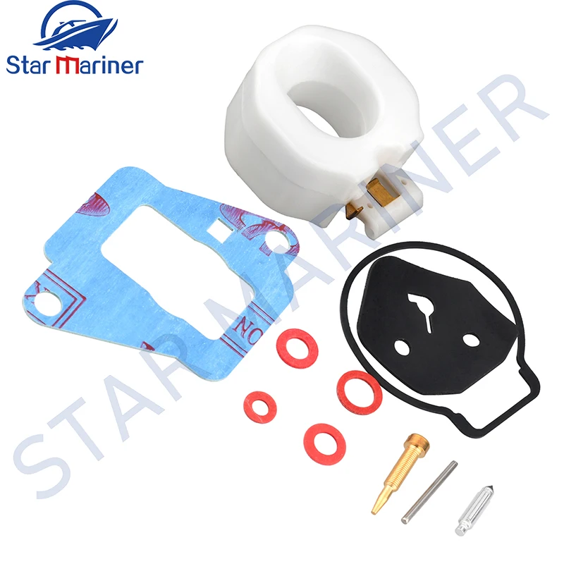 677-W0093 6E7-W0093 New Carburetor Repair Kit For Yamaha Outboard Motor 9.9HP 15HP 6E7-W0093-00 677-W0093-00 Boat Engine Parts