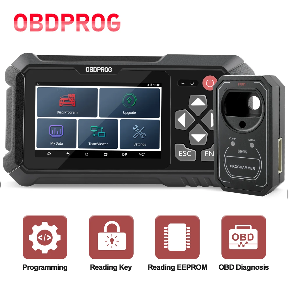 

Auto Key Master OBDPROG Codify 501 EEPROM Pin Code Immo Car Remote Key Programmer Multi-Language Key Programming Car Diagnostic