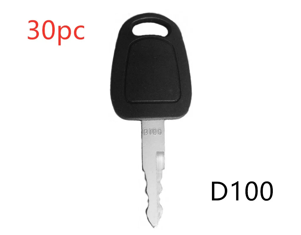 

30 шт. ключи D100 для Doosan для экскаватора Daewoo зажигание для тяжелой техники ключ конструкция клавиш