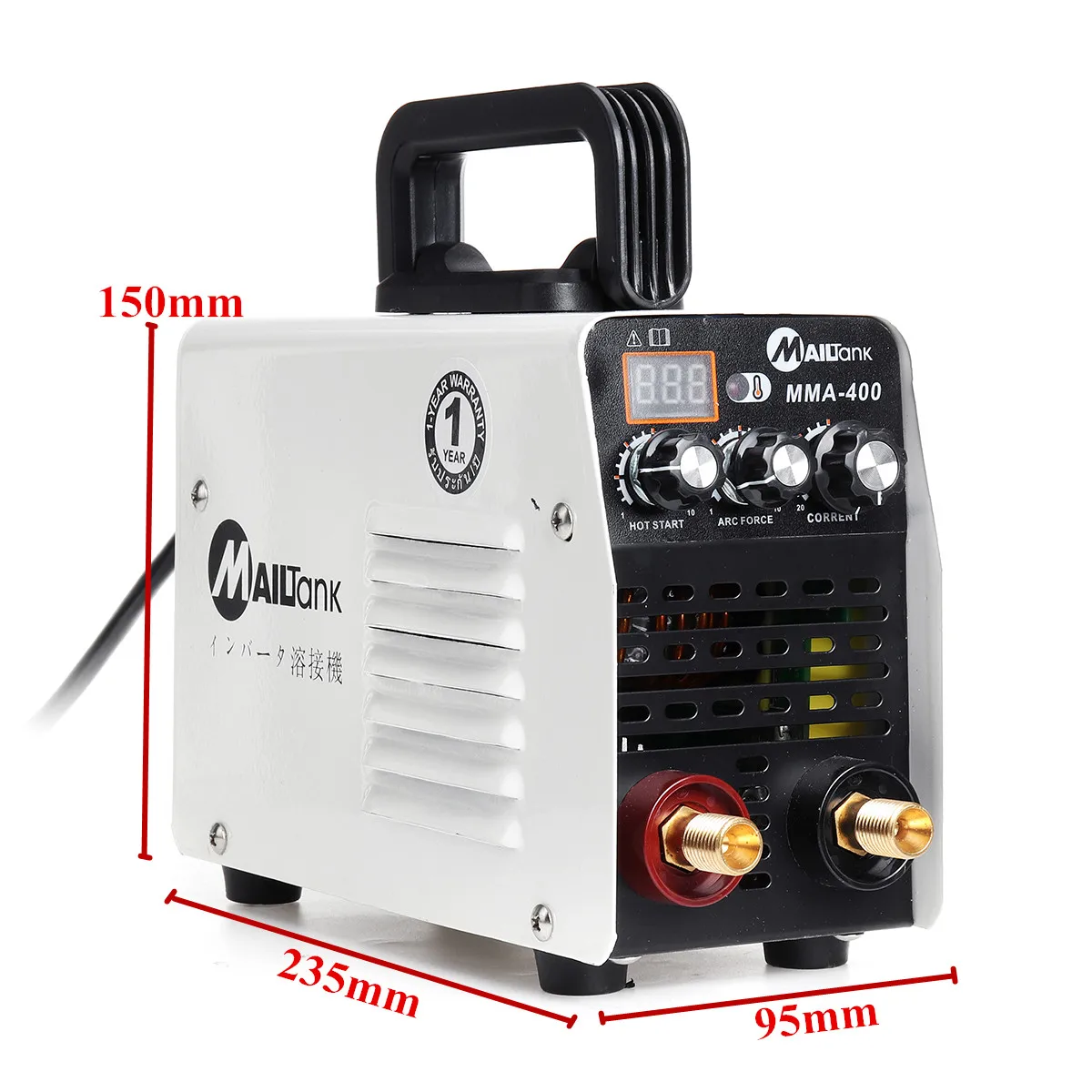 IGBT Mini 220V 400A Inverter Hot Start MMA Arc Welder Welding Machine Tools for Welding Working Electric Working w/ Accessories