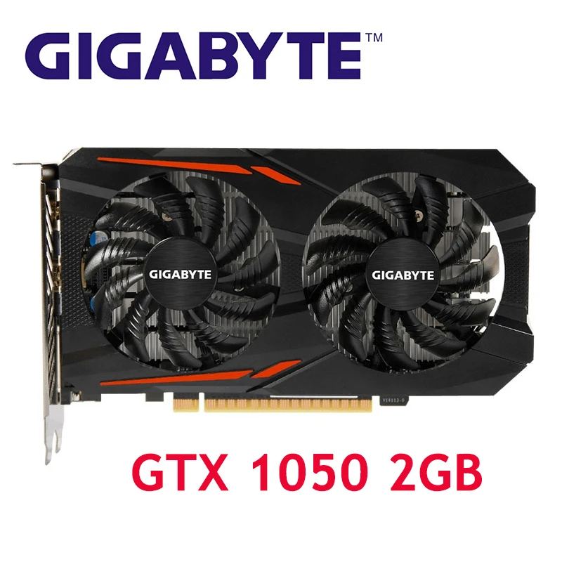 

GIGABYTE Original GPU GTX 1050 2GB Graphics Cards 128Bit GP107-300 Video Card For NVIDIA Map Geforce GTX1050 VGA HDMI PCI-E Used