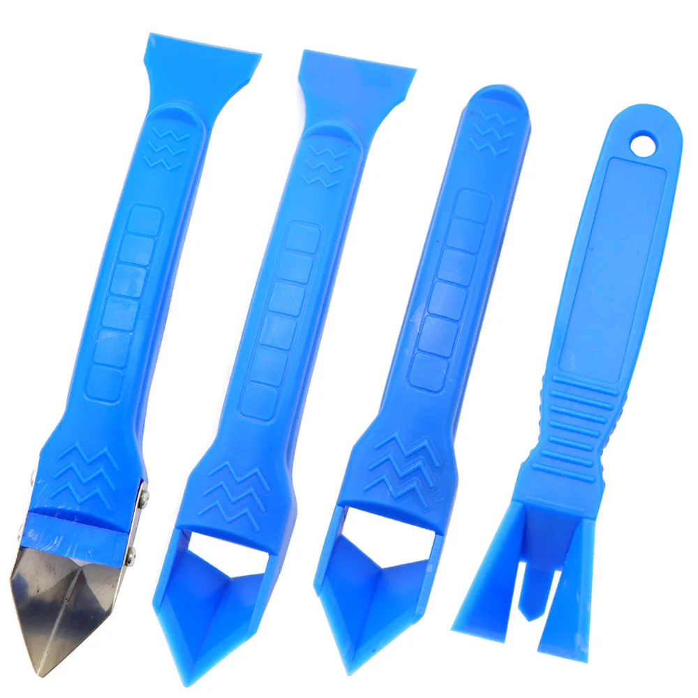 Door Silicone Sealant Scraper Right angle Caulk Tool Kit Spatula for Window Caulking Finishing Sealant Removal