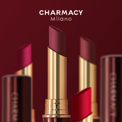 CHARMACY 16สีกันน้ำลิปสติกกำมะหยี่สวมใส่ Longstay Lip Stick ยาวนาน Matte Lip Makeup เครื่องสำอางค์