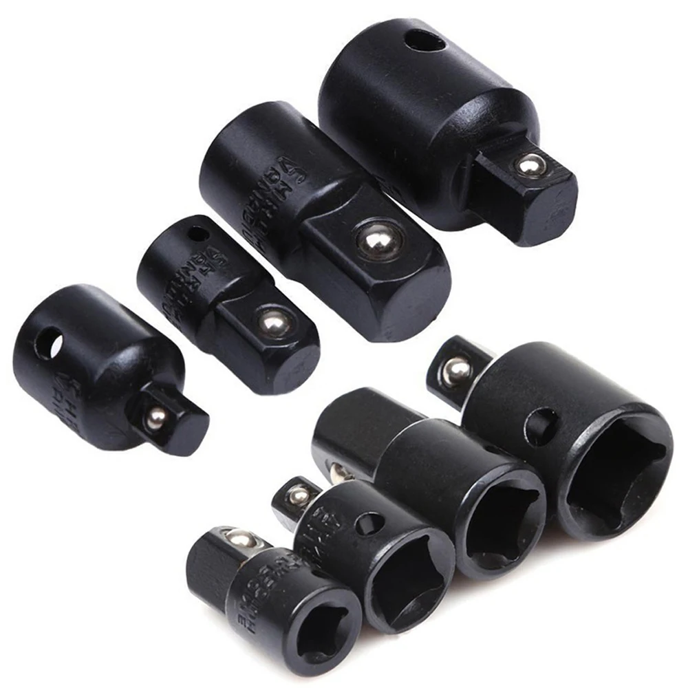 4pcs 1/4 3/8 1/2 Drive Socket Adapter Converter Reducer Air Impact Craftsman Socket Wrench Adapter Hand Tools Set Repair Tools