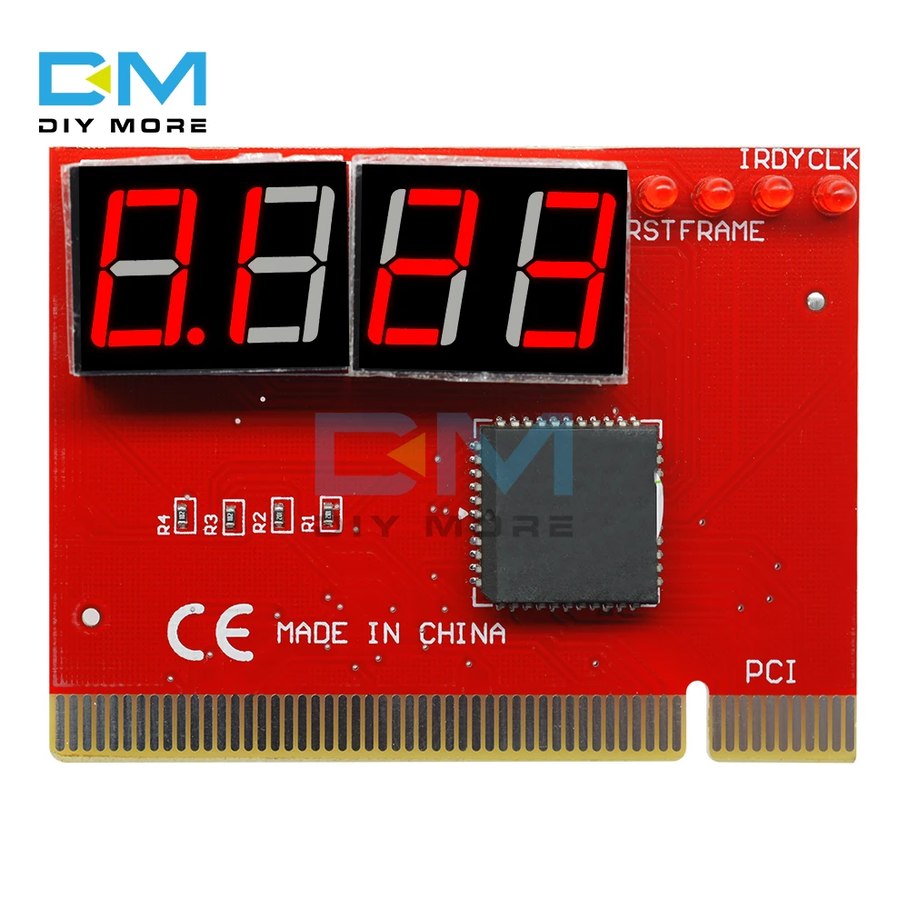 4 Digit PC Computer Mother Board Debug Post Card PCI Motherboard Diagnostic Analyzer Tester Electronic PCB Board Module