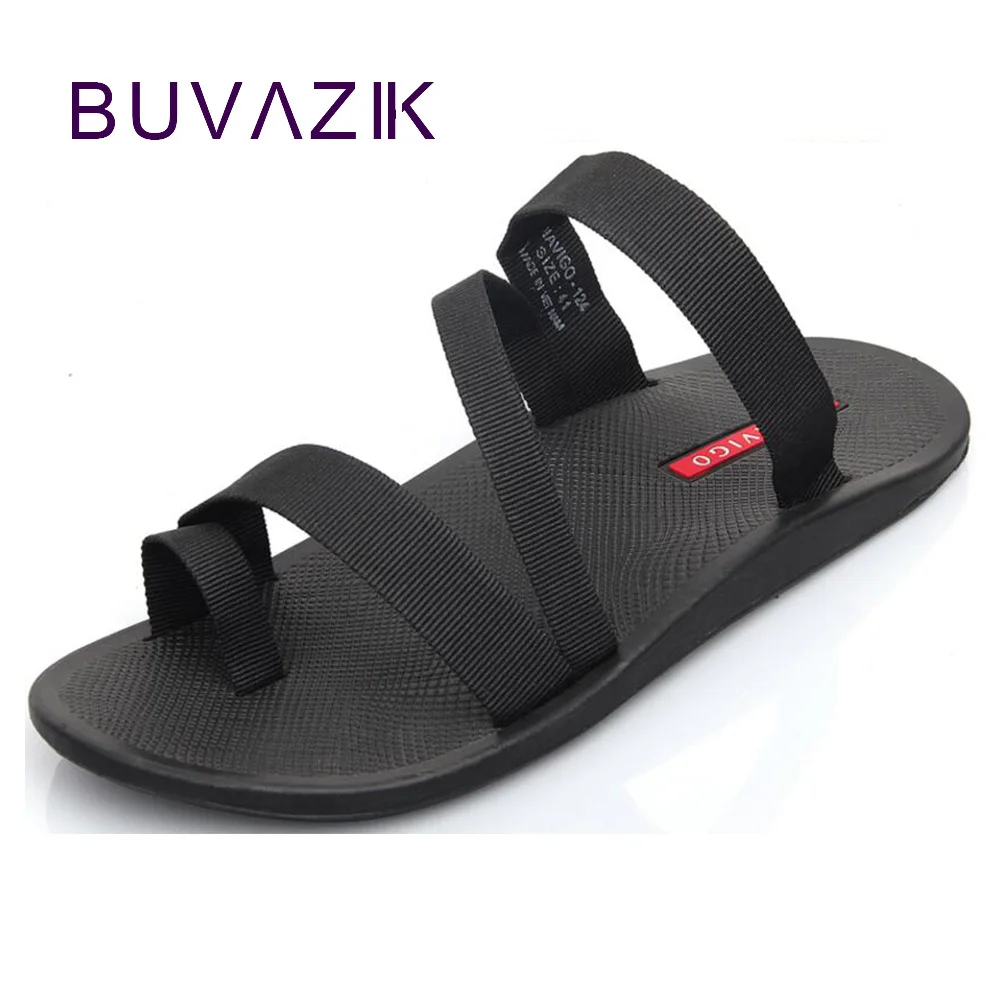 Letnie męskie sandały fashion man flip flop odkryte kapcie plażowe antypoślizgowe męskie obuwie sandalias duże rozmiary 44