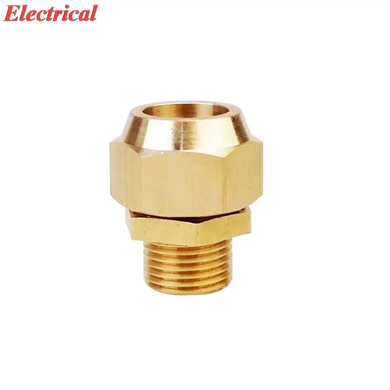 1pc Male Flaring Fitting Direct Copper tube Aluminum Tube Oil Tubing Flaring connector 1/8 1/4 3/8 1/2 3/4