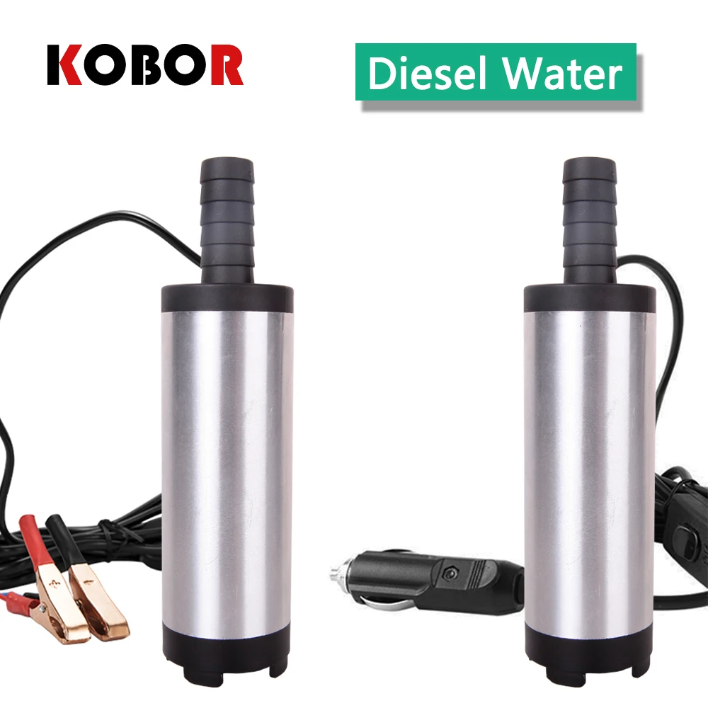 

NEW 12L/min DC 12V /24v Water Oil Diesel Fuel Transfer Refueling Tool 38mm Aluminum alloy Miniature Submersible Pump Never rust