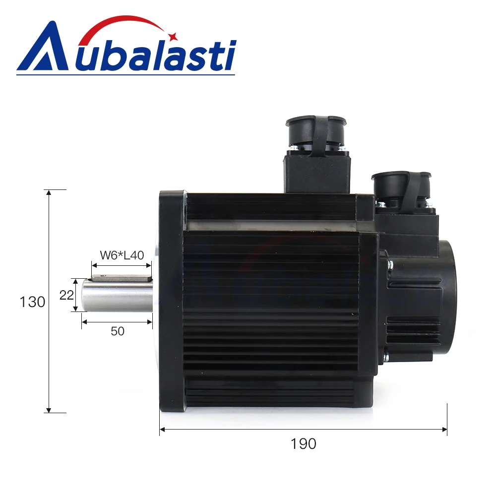 Aubalasti WeiHong WSDA-1.5kw محرك سيرفو سائق أطقم 6N.m 220 فولت 6A محرك سيرفو يعمل بالتيار المتردد سائق بدون فرامل لجهاز التوجيه باستخدام الحاسب الآلي