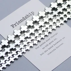 Vacuum Silver Plated ​Jesus Cross beads Natural Hematite Stone Spacer Loose beads for Jewelry Making Bracelet DIY 6mm 8mm 10m