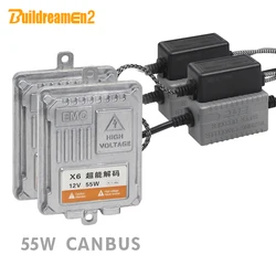 Canbus HID Xenon Ballast Slim Digital Block Ignition No Error Ballast 55W 12V For Xenon Lamp H1 H7 H4 H3 H8 H11 9005 9006 881