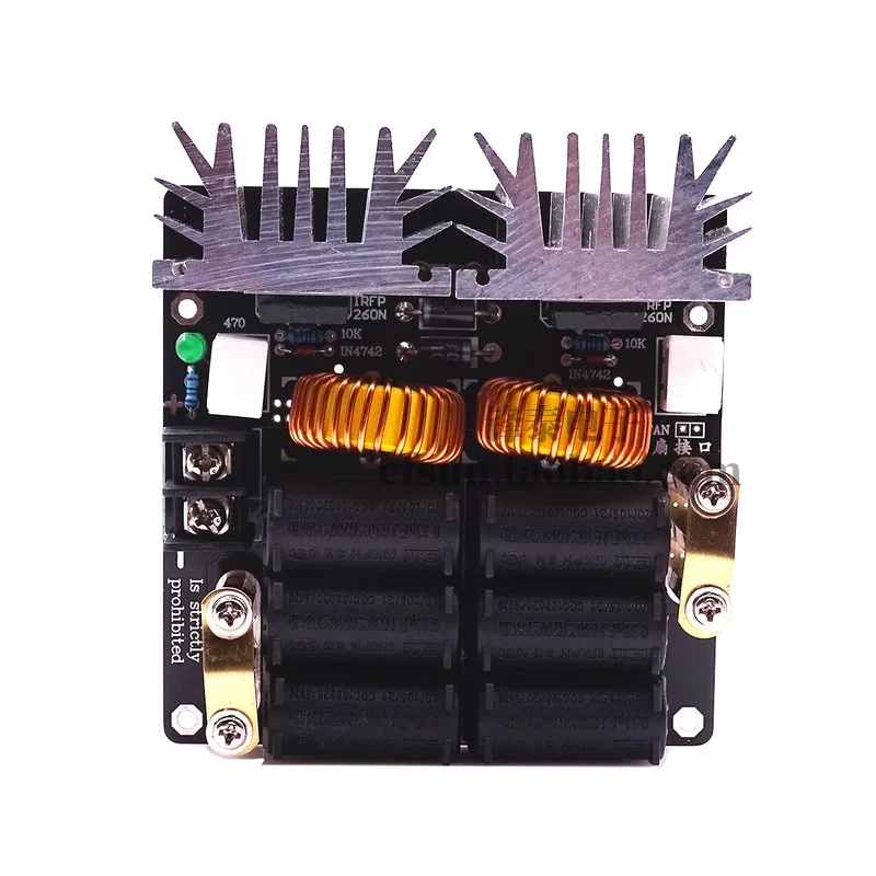 Zvs 1000W آلة تسخين بالحث ، تردد عالي ، فرن متوسط التردد ، بدون صنبور