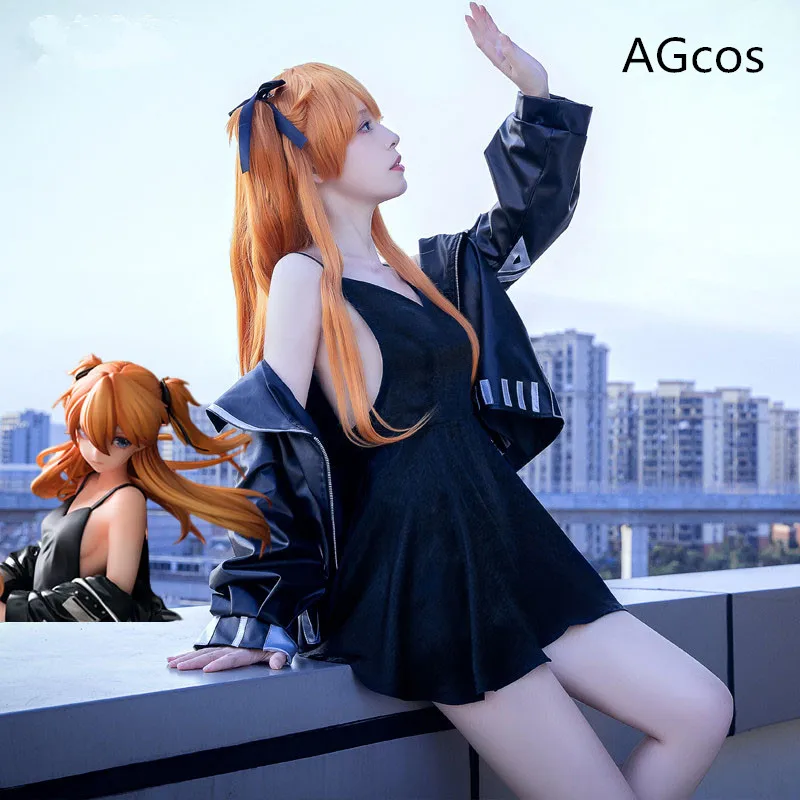 

AGCOS EVA ASS Ver.Asuka Langley Soryu Cosplay Costume EVA Woman Sexy Cosplay Outfits Dress Costumes