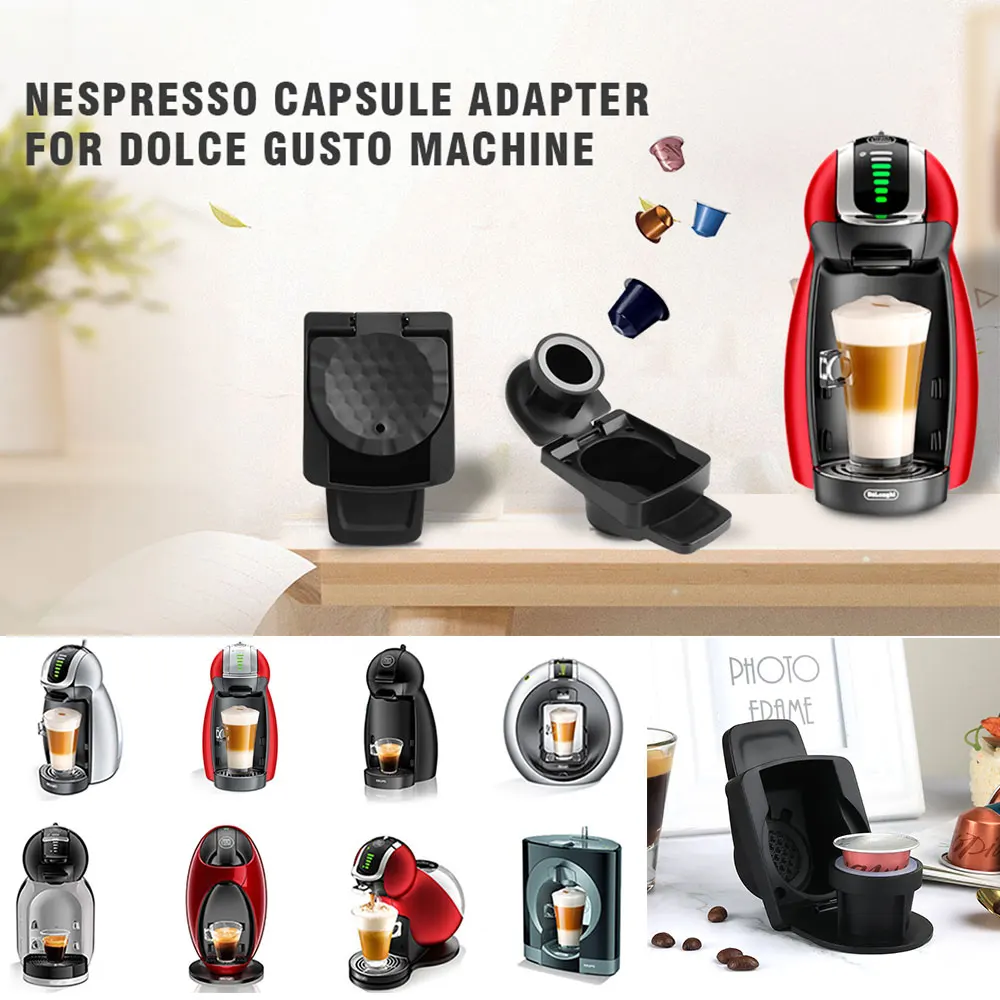 Icafilas Capsule Adapter For Nespresso Original Capsules Convert To A Holder for Dolce Gusto Crema Maker