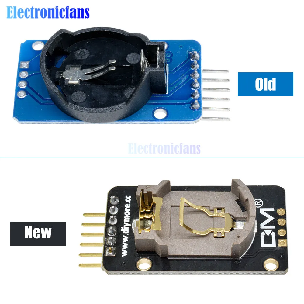 1-5 Stück DS3231 AT24C32 IIC Präzisions-Echtzeituhr (RTC) Speichermodul Miniaturgröße für Arduino SN DS3231SN AT24C32 – Detail 5