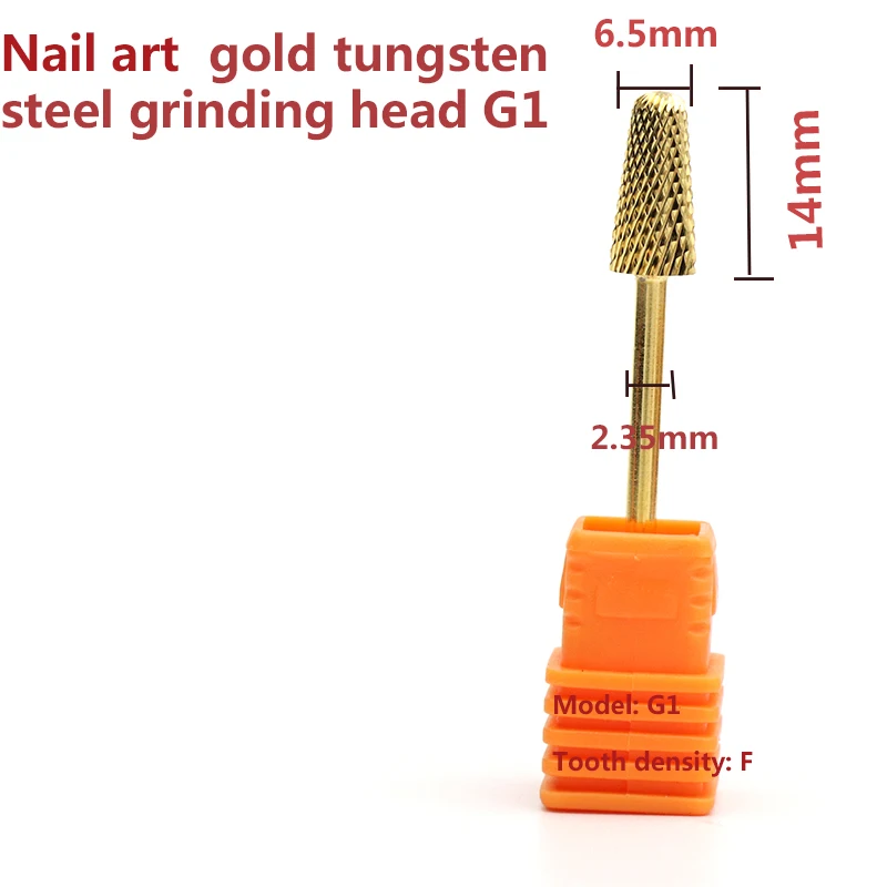1pc 5 Type Tungsten Steel Nail Grinding Head Milling Manicure Cutter for Pedicure Machine Sander Drill Bit Device Electric Tools